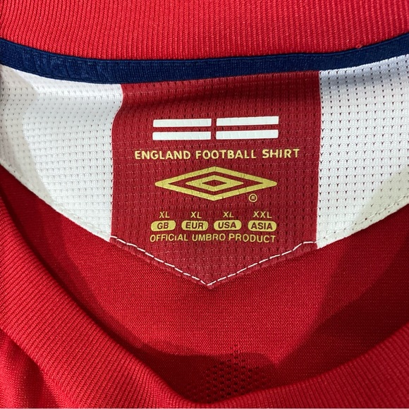 Umbro England Rooney #9 Jersey Official Umbro Product Size X-Large - Picture 3 of 10
